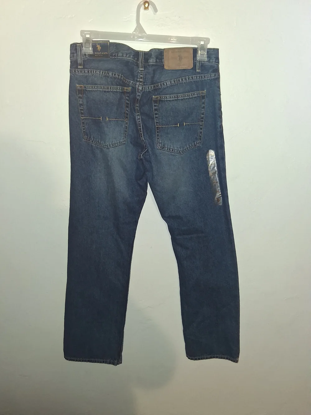 U.S. Polo Assn. Men's Blue Relaxed Straight Jeans